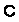 Carr� blanc lettre C noire !