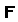 Carr� blanc lettre F noire !